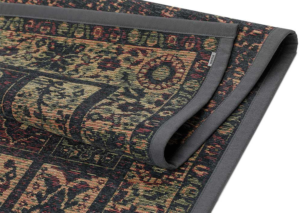 NARMA smartWeave® KALVI Carbon Multi Kahepoolne Šenillvaip
