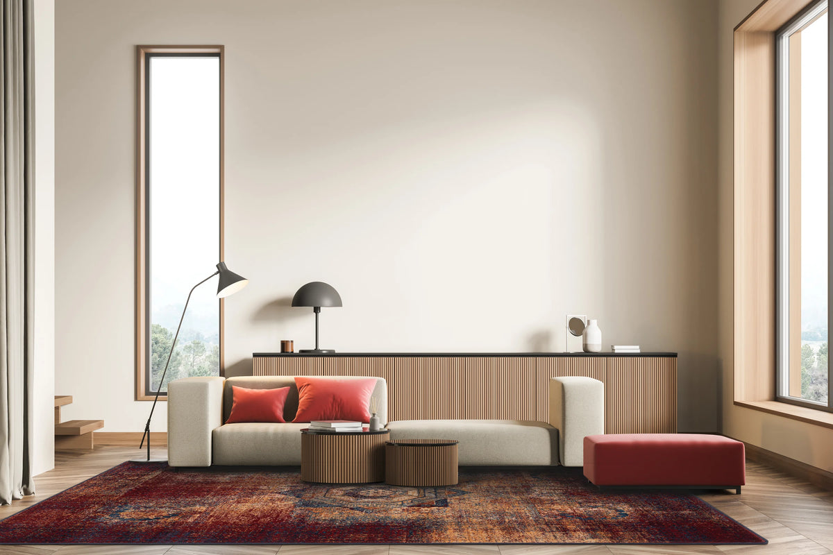 Isfahan Baszra Dark Red