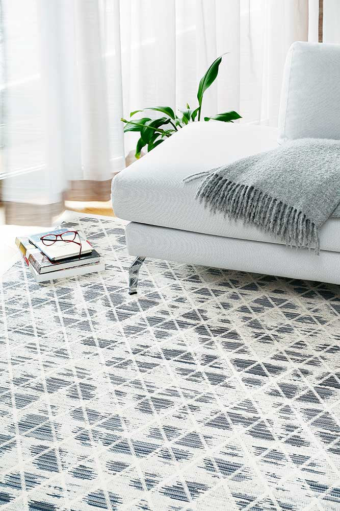 NARMA smartWeave® KUMA White Kahepoolne Šenillvaip