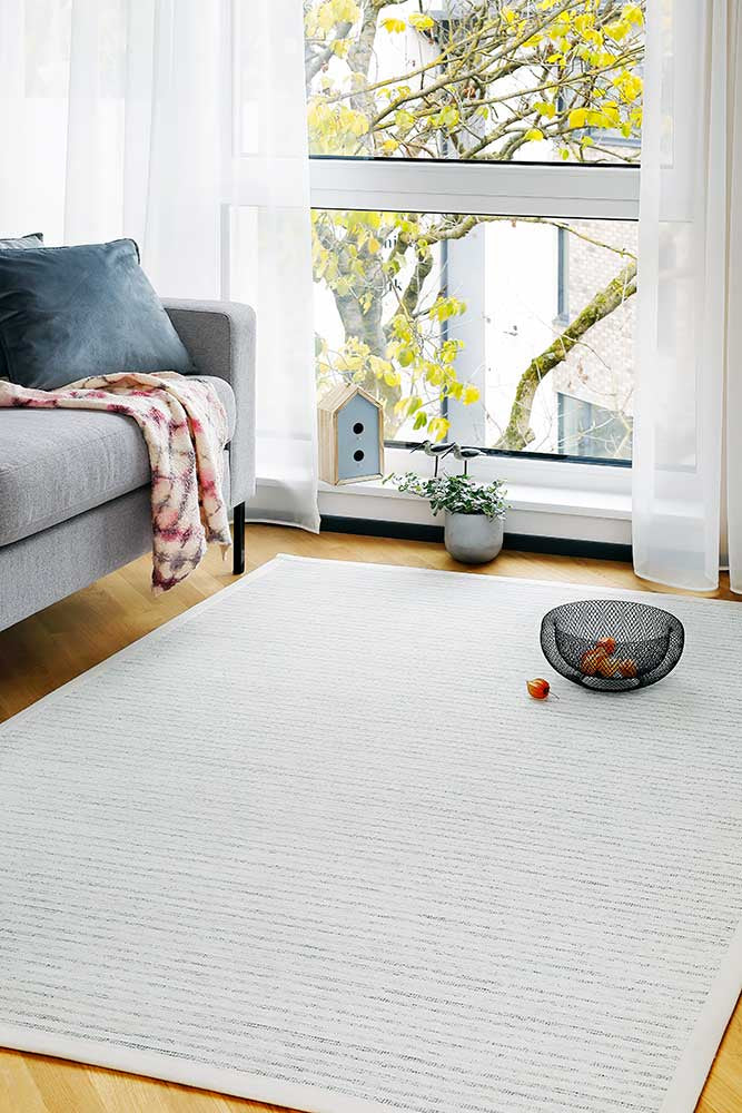 NARMA smartWeave® KUMA White Kahepoolne Šenillvaip