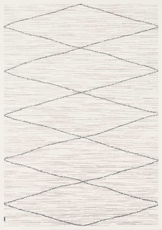 NARMA smartWeave® KAURI White Kahepoolne Šenillvaip
