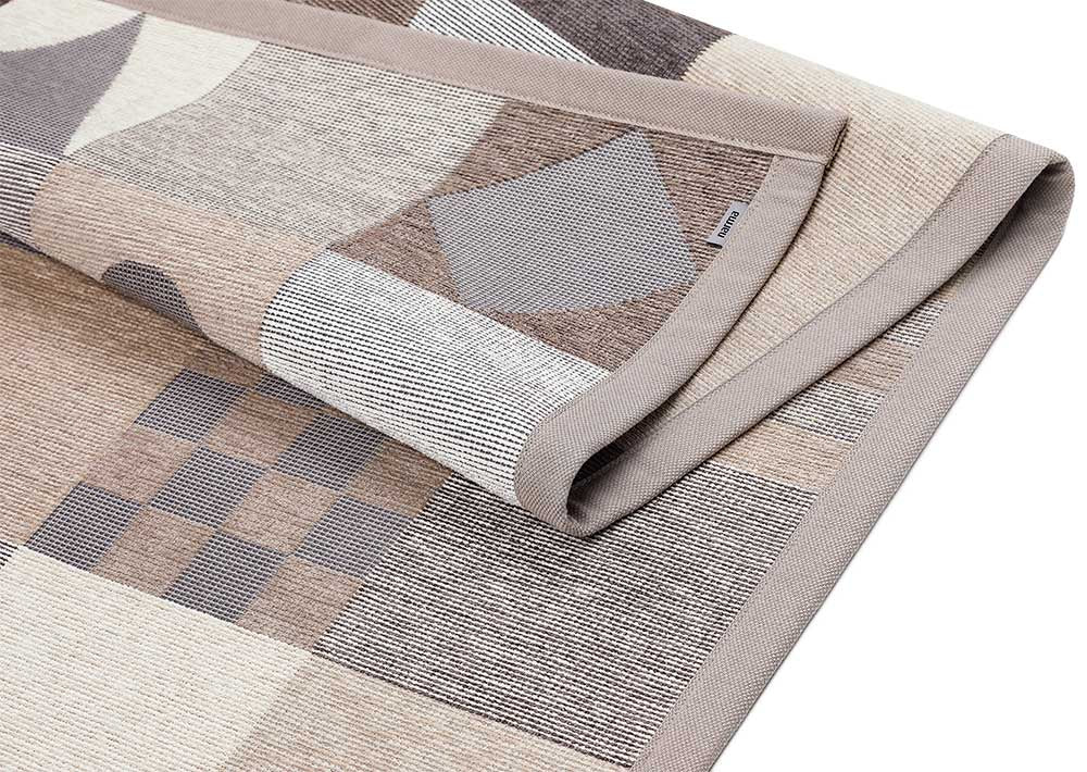 NARMA smartWeave LAEVA Beige Kahepoolne Šenillvaip