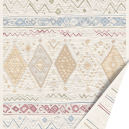 NARMA smartWeave® MOOSTE White Multi Kahepoolne Šenillvaip