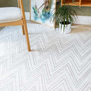 NARMA smartWeave® MAASI White Kahepoolne Šenillvaip