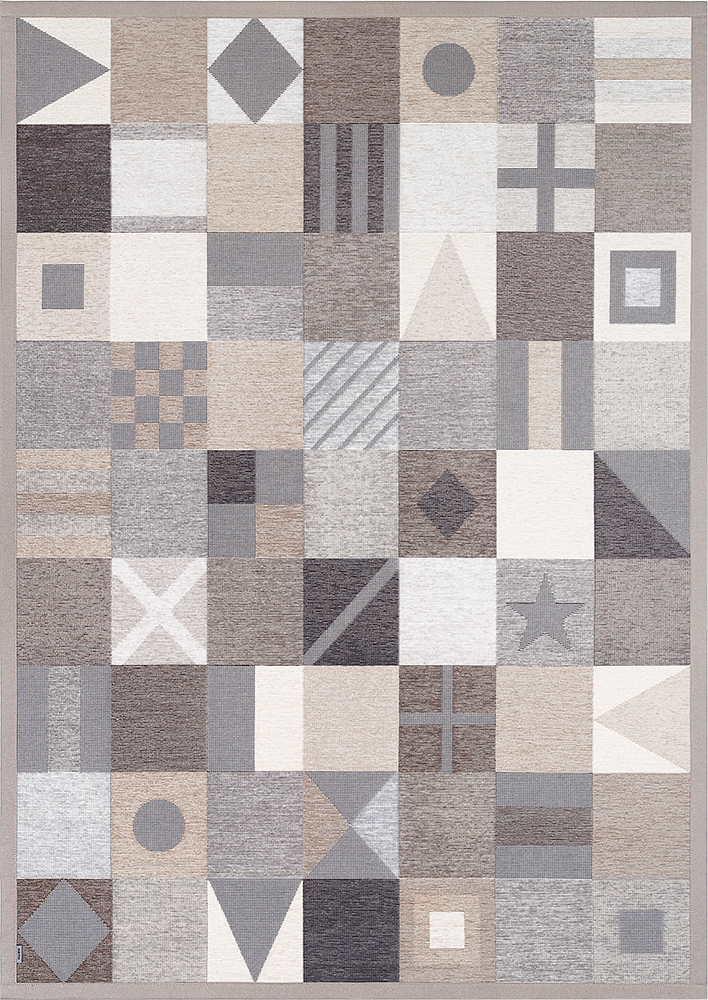 NARMA smartWeave LAEVA Beige Kahepoolne Šenillvaip