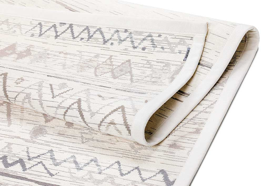 NARMA SmartWeave® MOOSTE White Kahepoolne Šenillvaip
