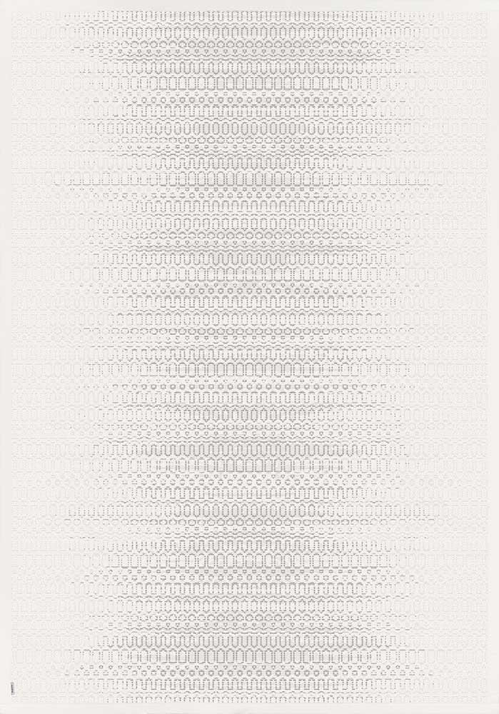 NARMA smartWeave® HANILA White Kahepoolne Šenillvaip