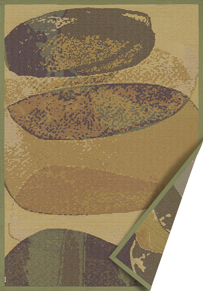 NARMA smartWeave® MUKRI Olive Kahepoolne Šenillvaip