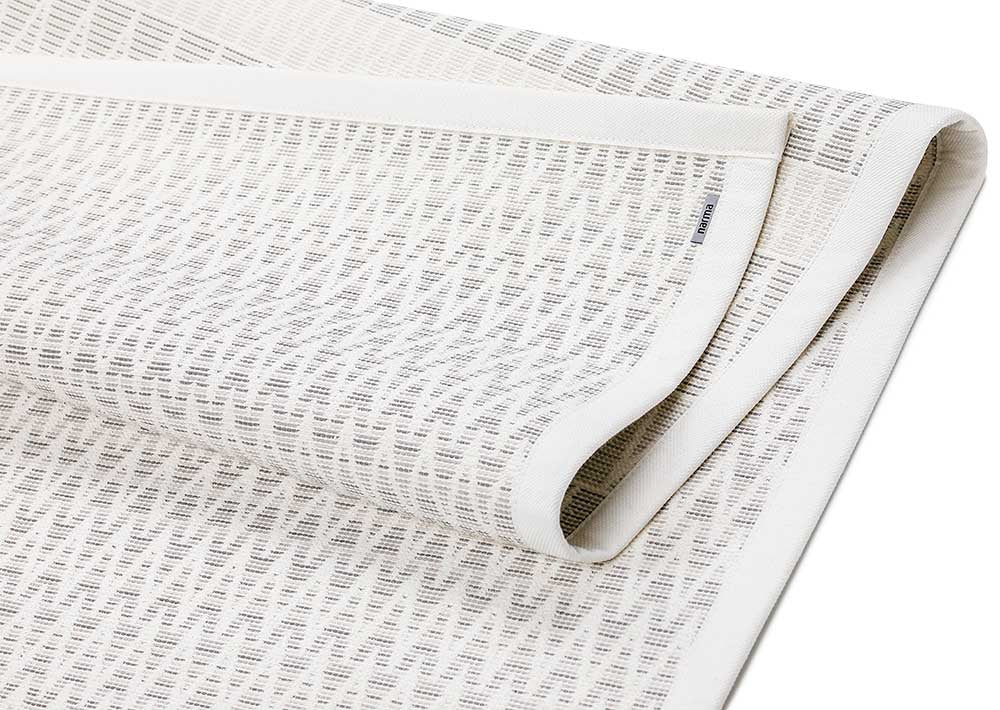 NARMA smartWeave® KISKA White Kahepoolne Šenillvaip