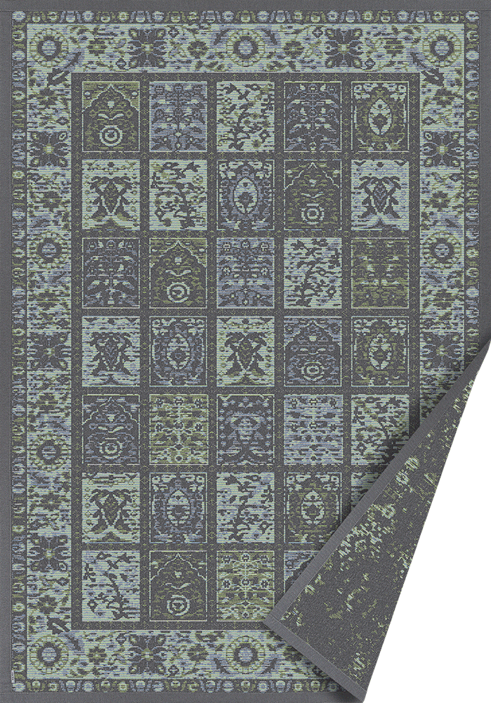 NARMA smartWeave® KALVI Grey-blue Kahepoolne Šenillvaip