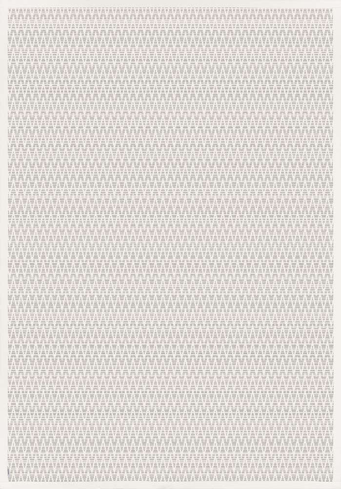 NARMA smartWeave® KISKA White Kahepoolne Šenillvaip