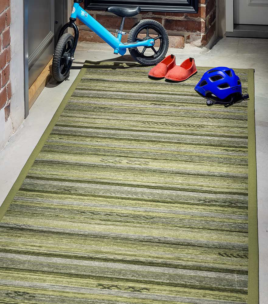 NARMA smartWeave® LIIVA Olive Kahepoolne Šenillvaip