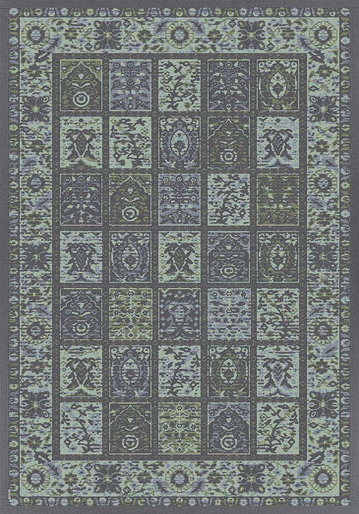 NARMA smartWeave® KALVI Grey-blue Kahepoolne Šenillvaip