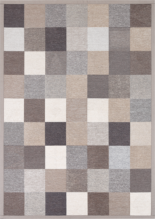 NARMA smartWeave LAEVA Beige Kahepoolne Šenillvaip
