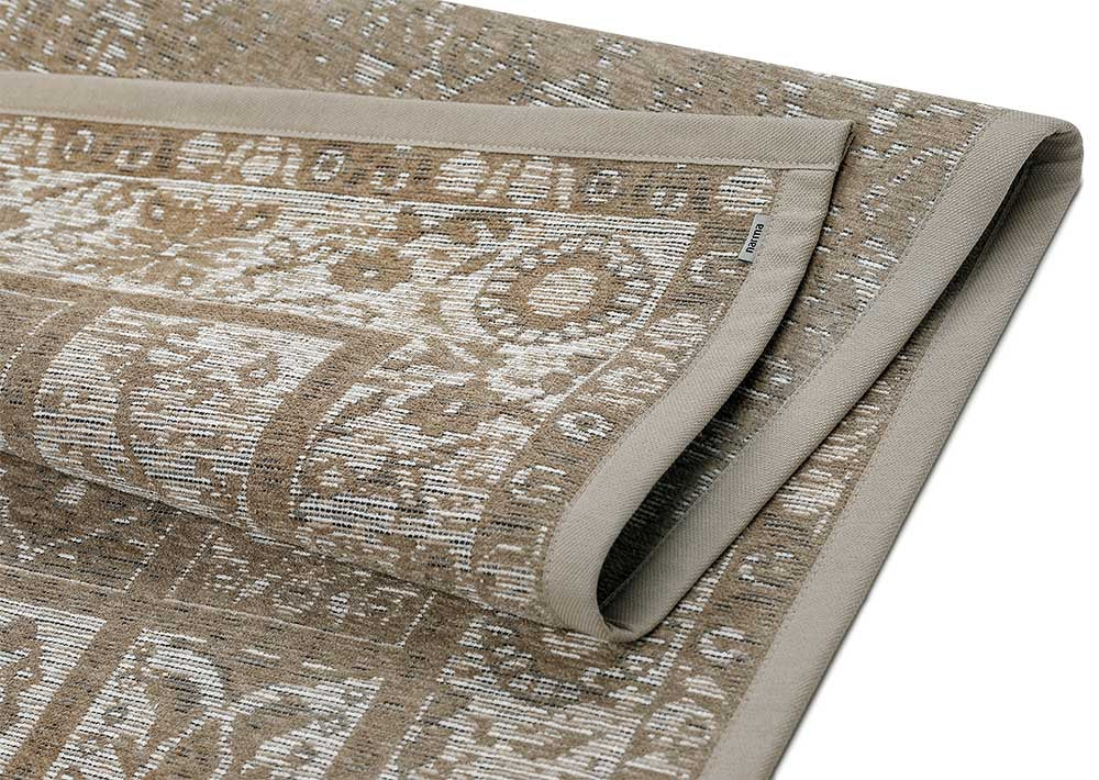 NARMA smartWeave® KALVI Khaki Kahepoolne Šenillvaip