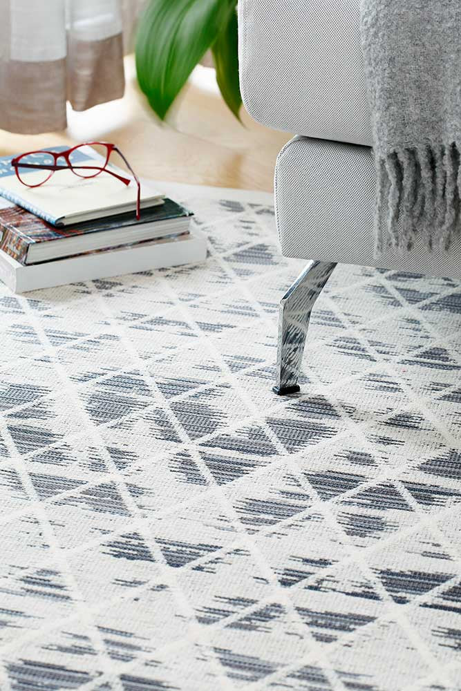NARMA smartWeave® KUMA White Kahepoolne Šenillvaip