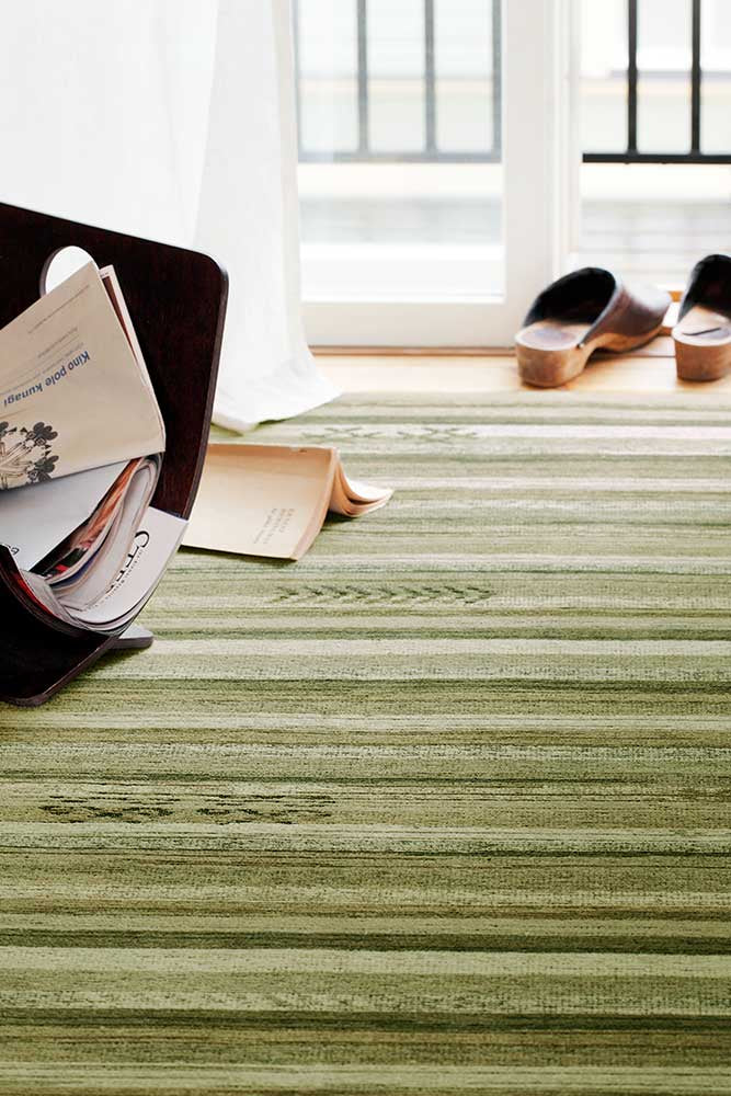 NARMA smartWeave® LIIVA Olive Kahepoolne Šenillvaip