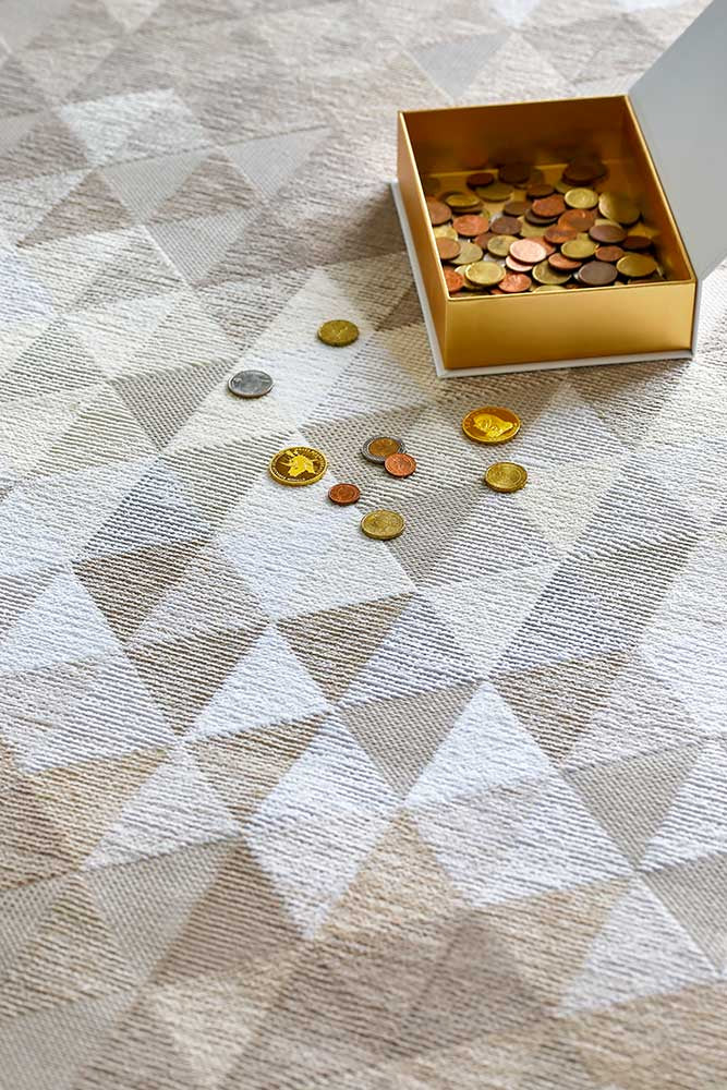 NARMA smartWeave® KIVA Cream Kahepoolne Šenillvaip