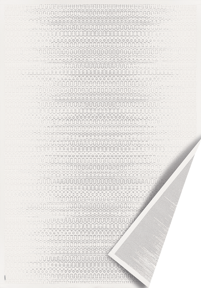 NARMA smartWeave® HANILA White Kahepoolne Šenillvaip