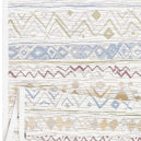 NARMA smartWeave® MOOSTE White Multi Kahepoolne Šenillvaip