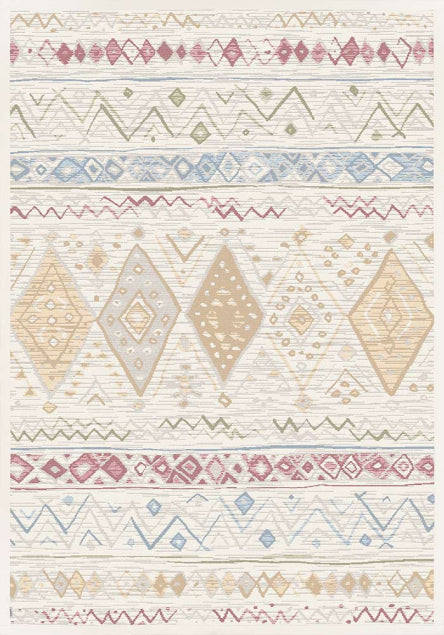 NARMA smartWeave® MOOSTE White Multi Kahepoolne Šenillvaip